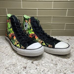 Converse All Star Chuck Taylor Hi Top Neon Hippie Soles Shoes
